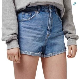 topshop denim shorts